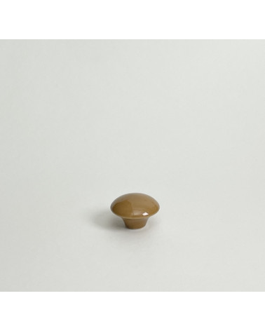 Bouton de meuble en porcelaine Anne Black model Shiny Glossy