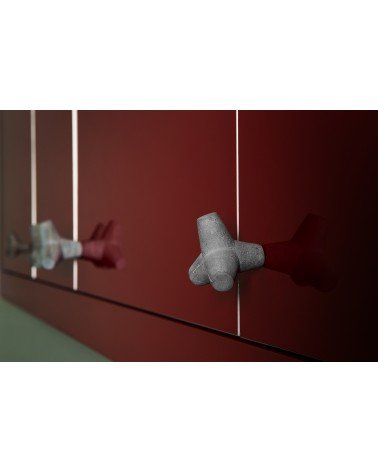 Crochet mural en béton / Bouton de meuble Marine Made in Grèce -  poignée design