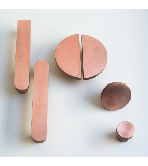 Patère en bois et cuivre COPPER