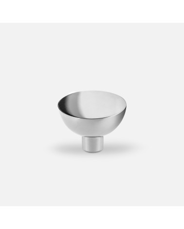 Bouton de meuble chrome poli LUNA M poignée design