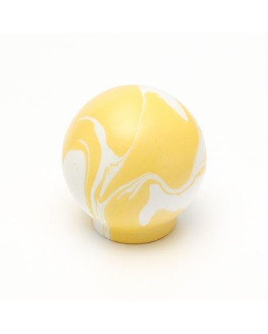 Bouton de meuble en bois de Hêtre Jaune -  poignée design