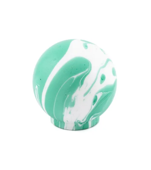 Bouton de meuble en bois de hêtre vert riche poignée design