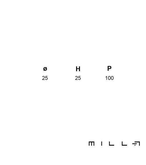Bouton de meuble noir AMBIENT poignée design