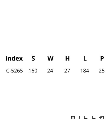 Poignée de meuble TAVOLO avec dimensions