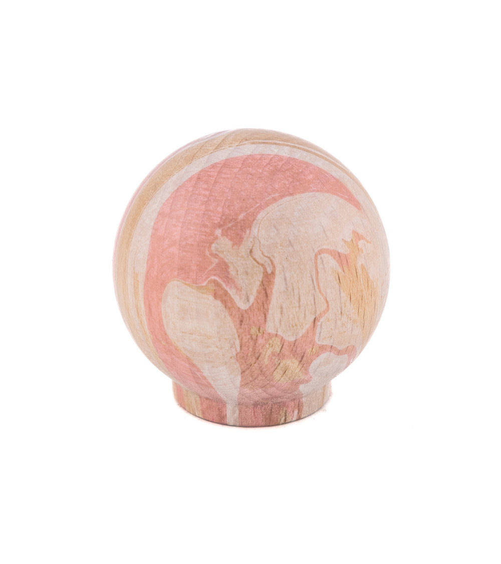 Bouton de meuble en bois de hêtre Rose Ebru