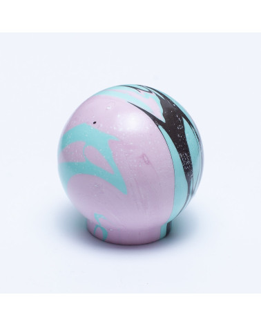 Bouton de meuble en bois de hêtre Funky Noir Ebru