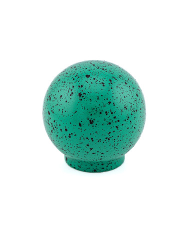 Bouton de meuble en bois de hêtre vert et noir Mélange