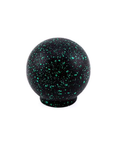 Bouton de meuble en bois de hêtre noir et vert Mélange