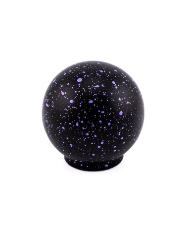 Bouton de meuble en bois de hêtre noir et violet Mélange
