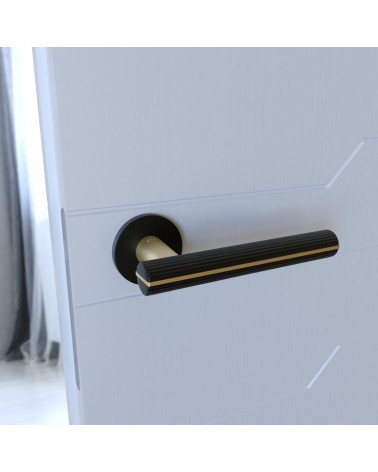 Poignée de porte noire Capri