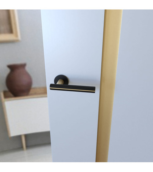 Poignée de porte noire Capri