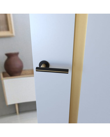 Poignée de porte noire Capri