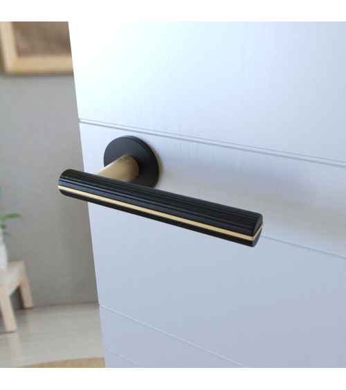 Poignée de porte noire Capri