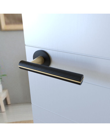 Poignée de porte noire Capri