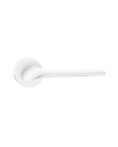 Poignées de porte blanche SOFT ronde
