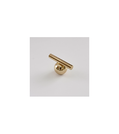 Bouton de meuble en laiton chrome brillant modèle 04