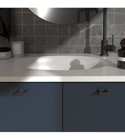 Poignée de meuble noire mat NOX poignée design