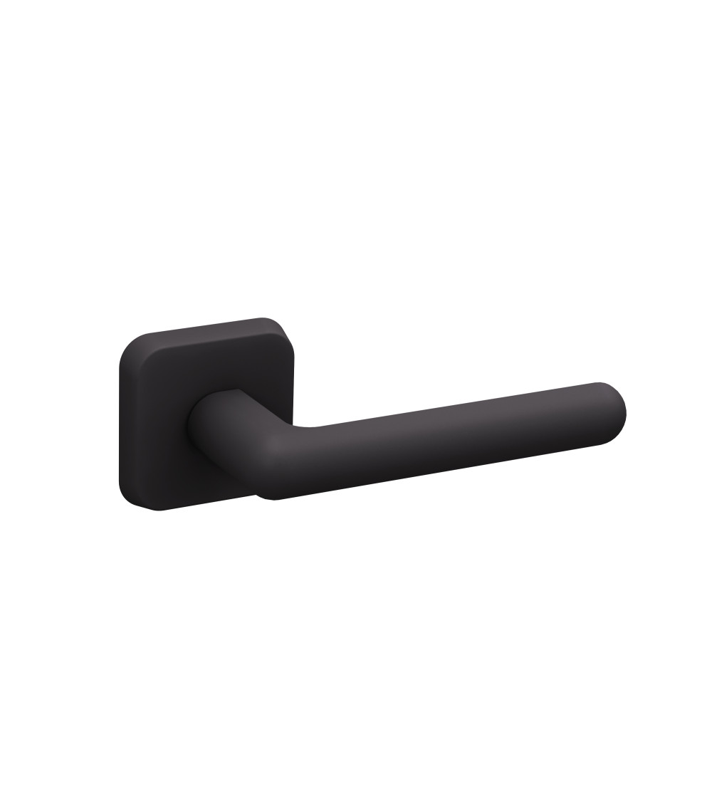 Poignée de porte noire mat NOX carrée poignée design