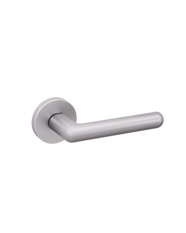 Poignée de porte chrome satiné NOX quincaillerie design