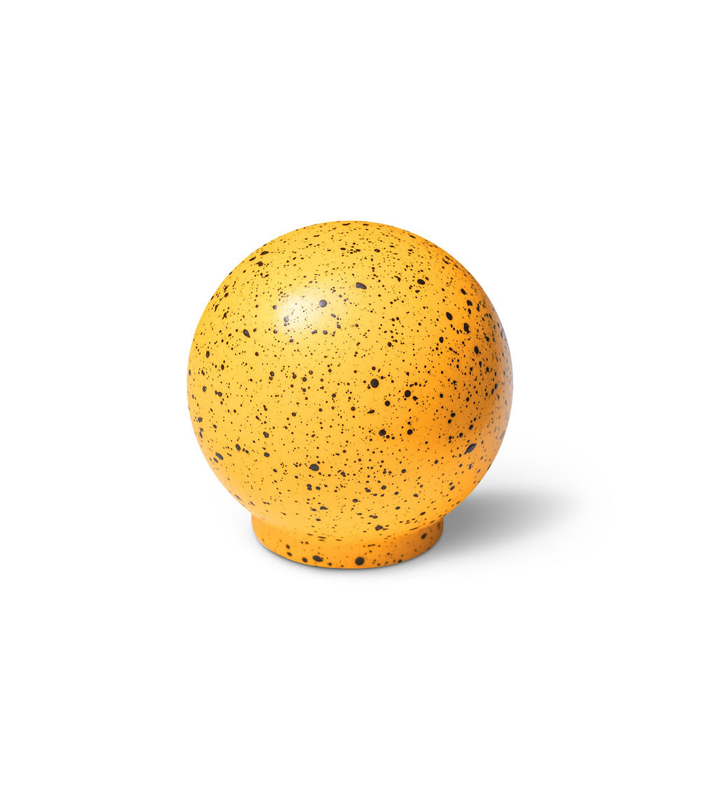 Bouton de meuble en bois de hêtre Jaune Mélange