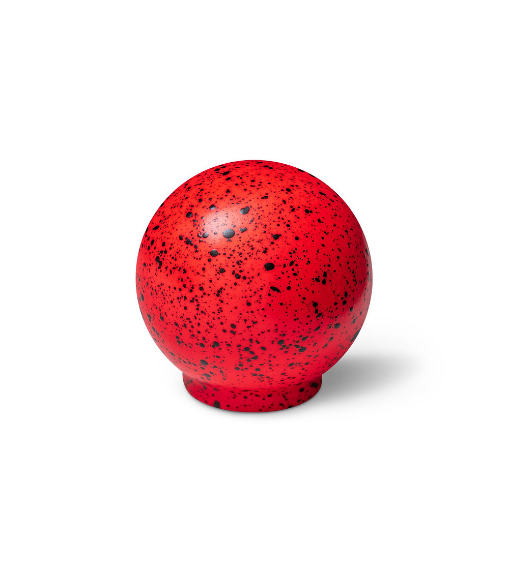 Bouton de meuble en bois de hêtre Rouge Mélange