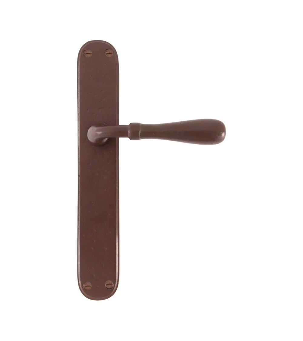 Vintage iron plate door handle