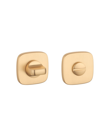Rosace de porte carrée-ronde WC quincaillerie design couleur 3