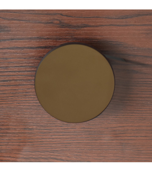 Patère ronde alu Bronze