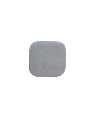 Patère murale carrée fine Inox D.60