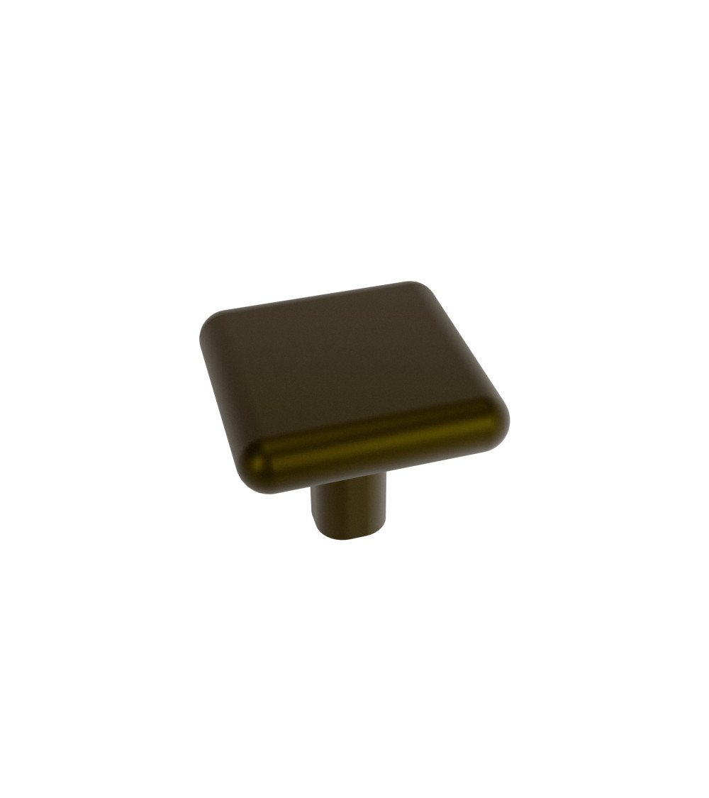 Bouton de meuble marron olive NOX poignée design