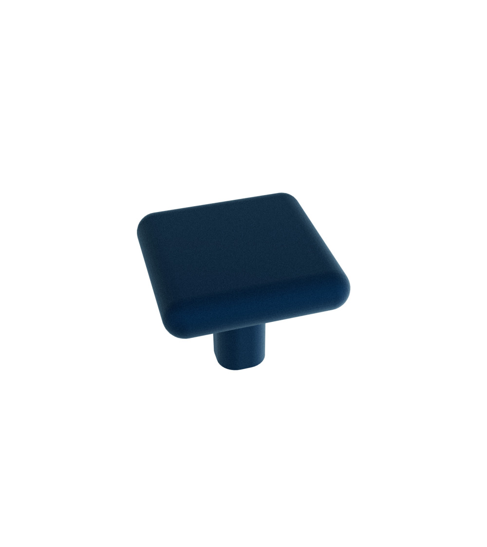 Bouton de meuble bleu marine NOX poignée design
