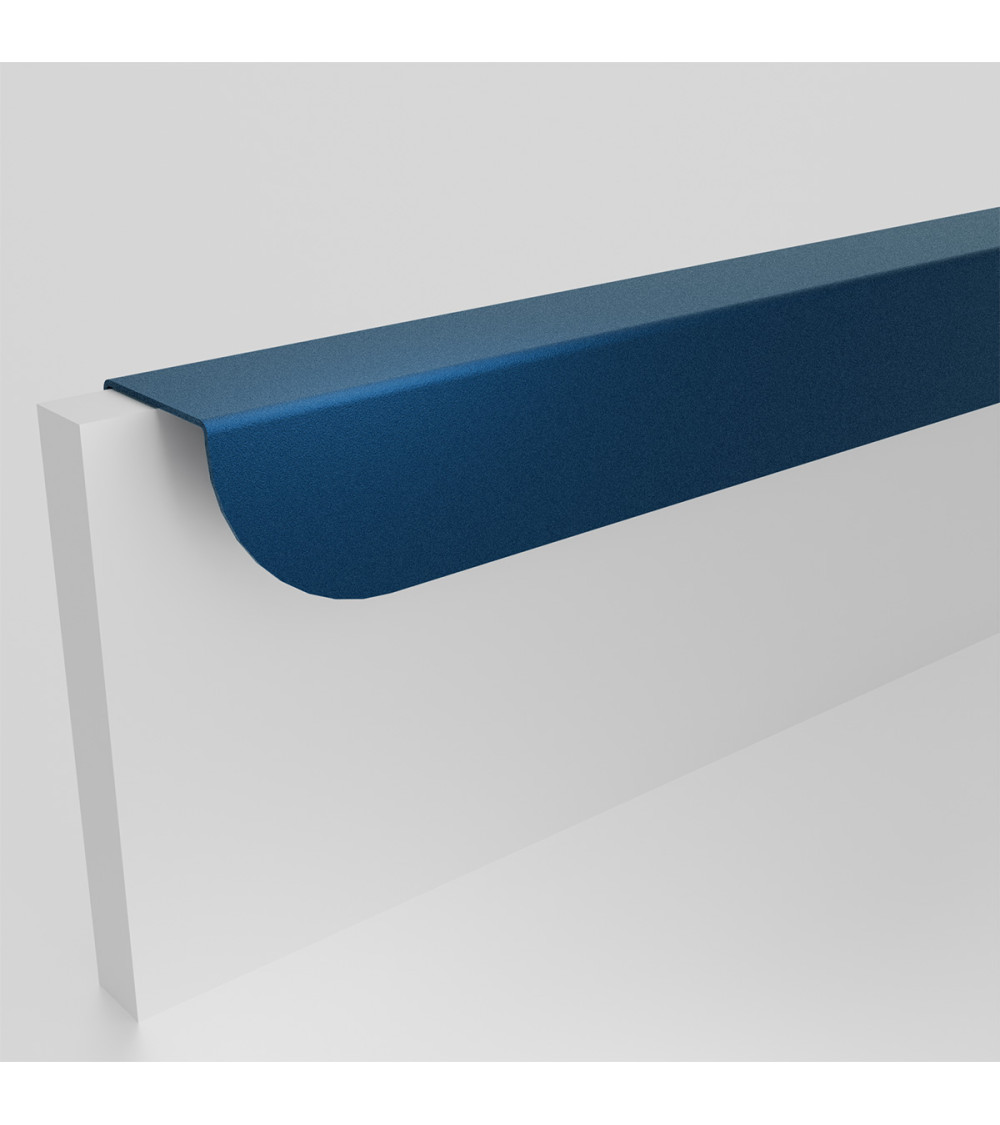 Poignée de meuble bleu marine ZORIA allongée poignée design