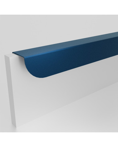 Poignée de meuble bleu marine ZORIA allongée poignée design