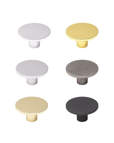 Bouton de meuble ASTRO poignée design posé sur un fond blanc