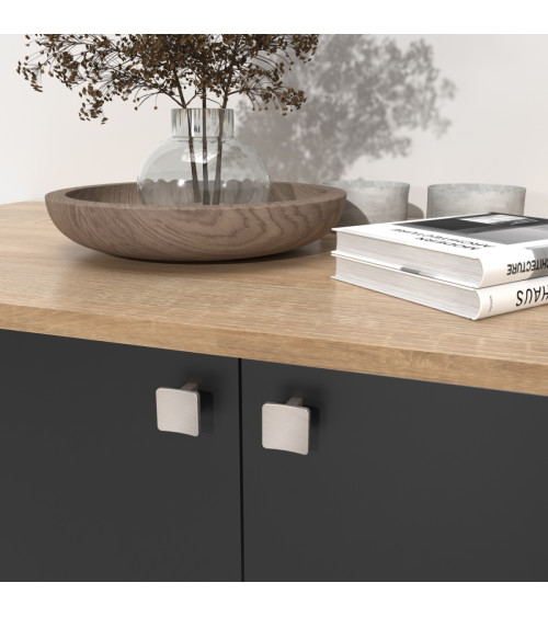 Bouton de meuble acier inoxydable SIENA poignée design