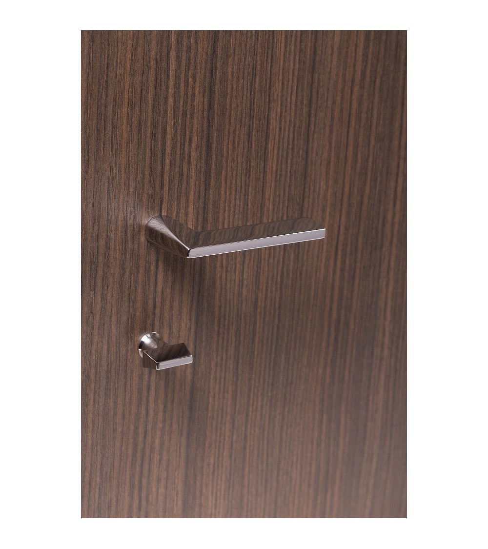 poignée de porte design noire sans plaque