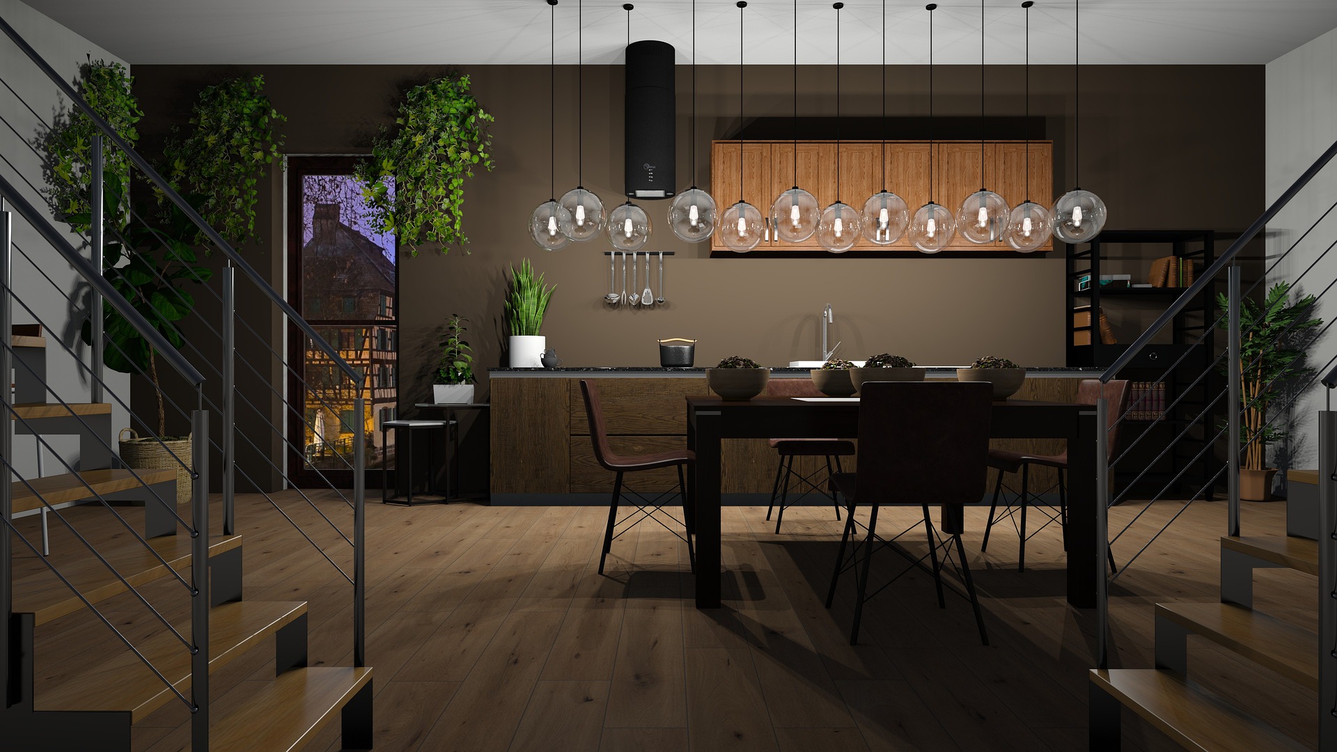 industrial-style living room, ideal with ultra-design handles