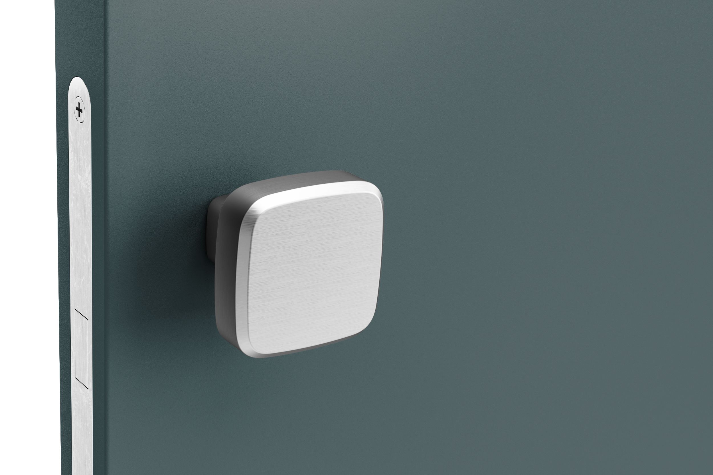 door knob without backplate ideal for rim lock