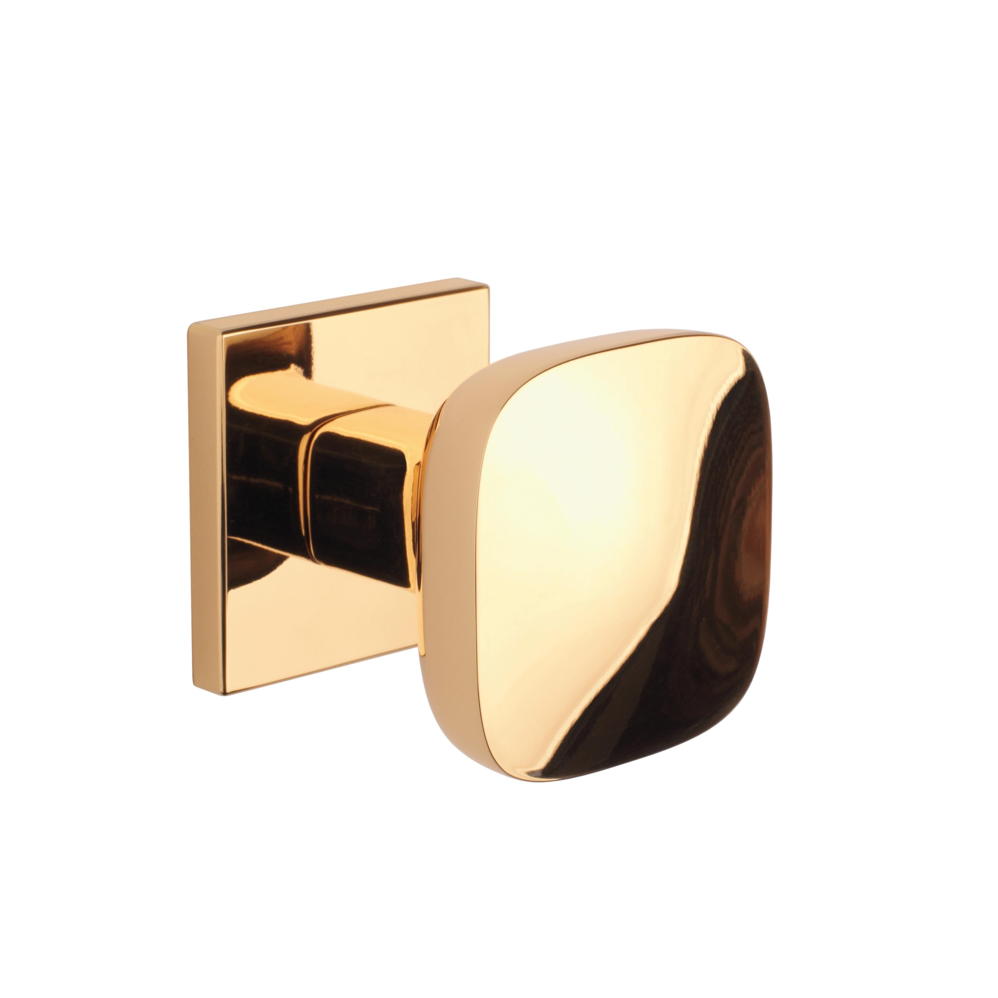 design interior knob in gold finish for a very trendy look