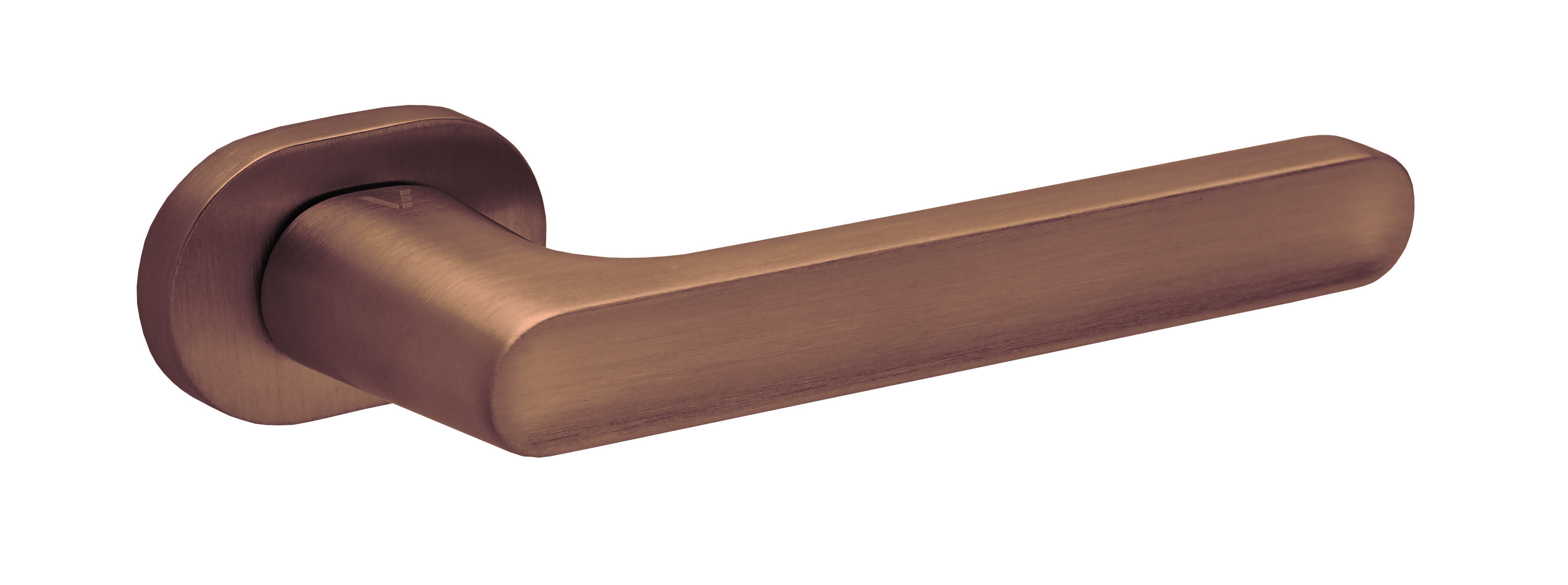 Designer and original door handles that have replaced handles for rim locks