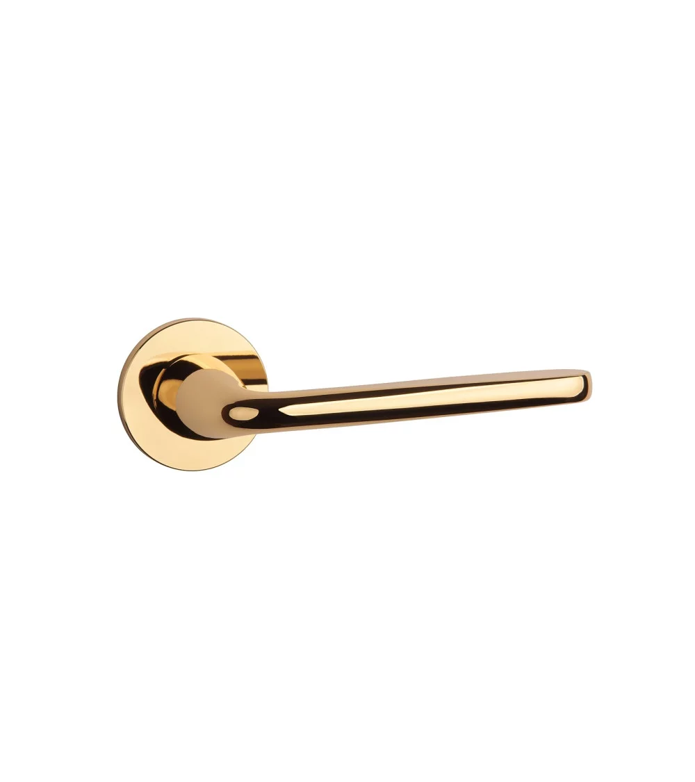 polished gold hiacynta door handle