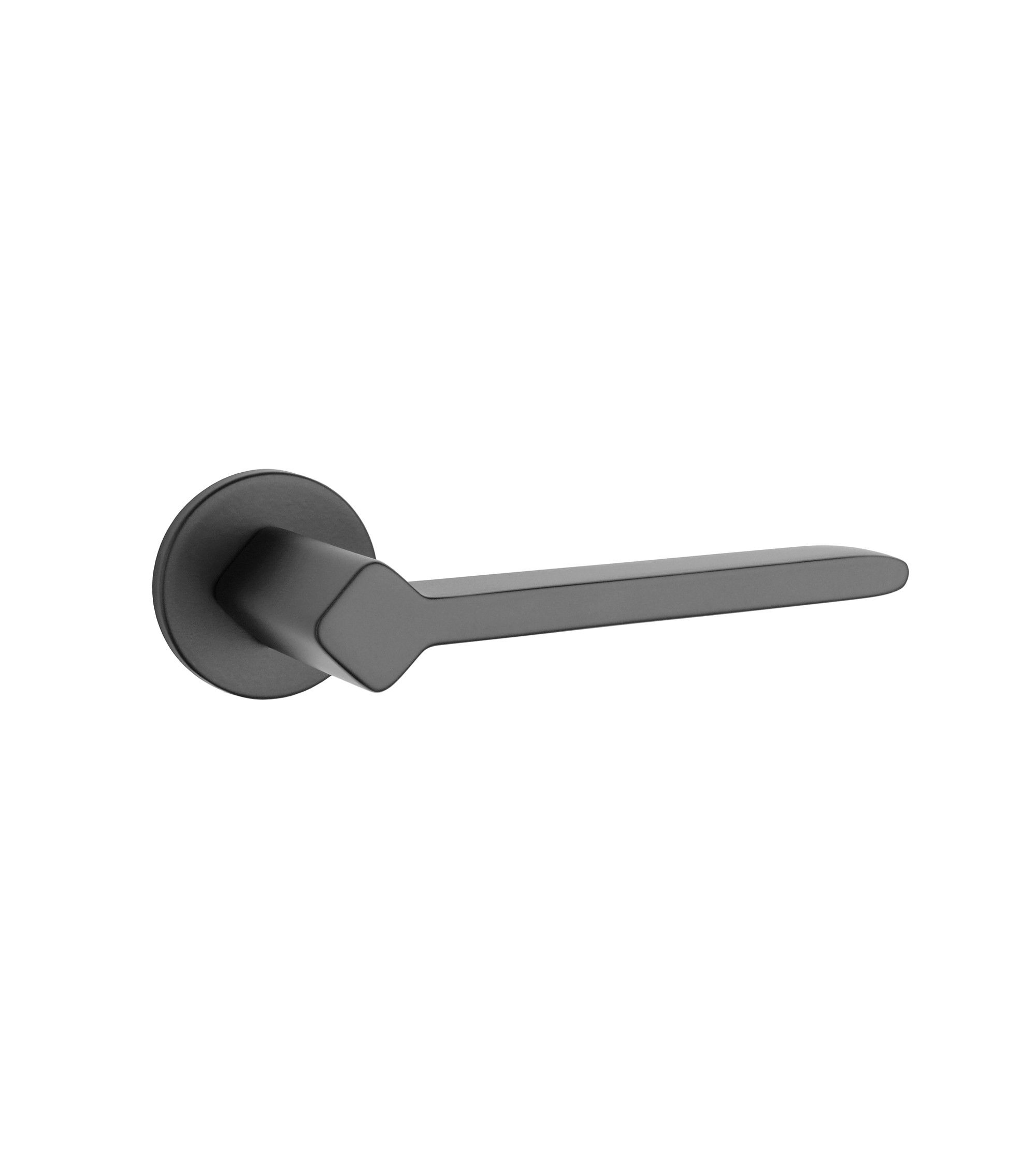 door handle on round plates ninfea