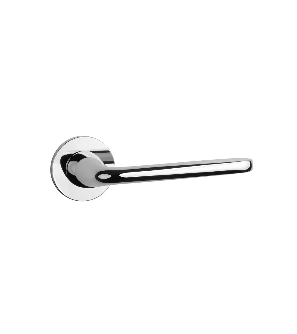 chrome door handle for modern interior